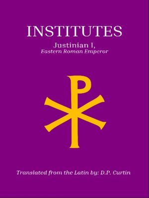 cover image of Institutes